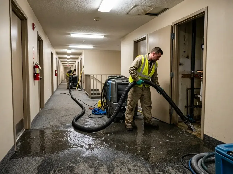 multi-unit-apartment-hallway-f-005 — frequently asked questions, Emergency Burst Pipe Water Extraction & Removal in South Mi…